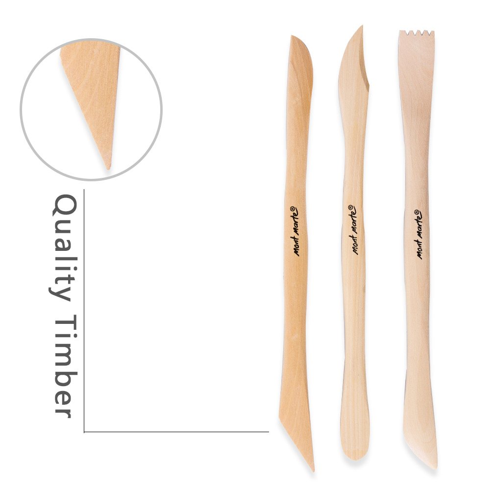 Mont Marte Polymer Clay Tools Pottery Tools Clay Sculpting Tools for Sculpting 10 pces, 3 Pack - Image 6