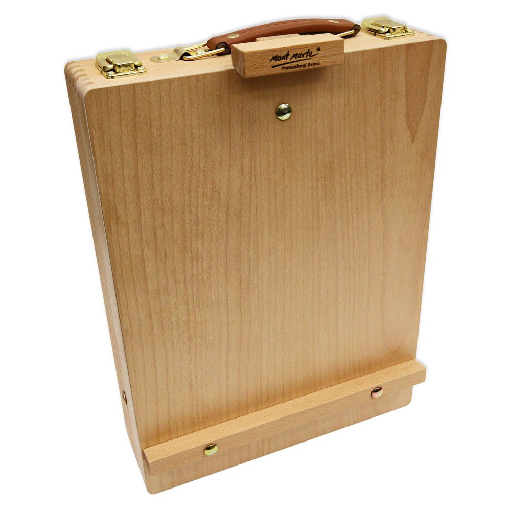Mont Marte Tabletop Easels for Painting, Desk Box Easels for Kids Adults&Artists,Beech Wood - Image 3