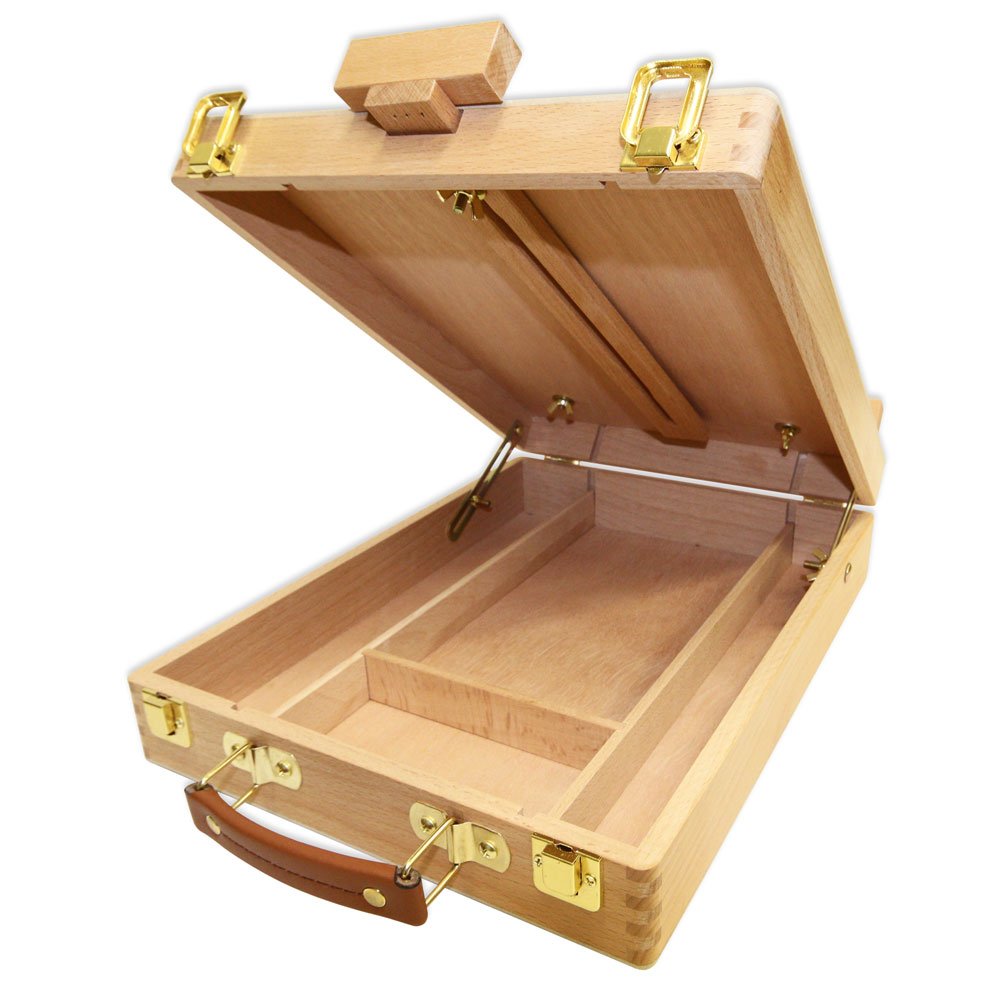 Mont Marte Tabletop Easels for Painting, Desk Box Easels for Kids Adults&Artists,Beech Wood - Image 4